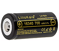 Аккумулятор без защиты 16340 LiitoKala Lii-16A 700mah Li-ion (Черный)