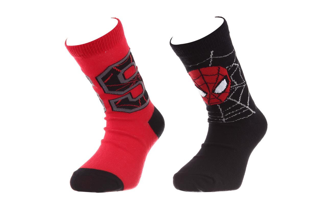 Шкарпетки SPIDER MAN TOILE + TETE SPIDERMAN /GROS S 2P чорний, червоний Діт 31-34, арт.83842044-3