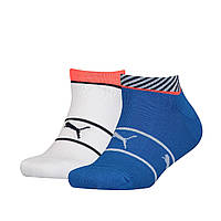 Шкарпетки Puma BOYS SNEAKER 2P STRIPE синій, білий Діт 35-38