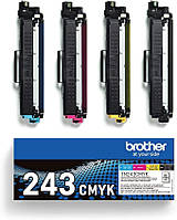 Набор тонер-картриджей Brother TN-243CMYK BK/C/M/Y 4 цвета (черный, синий, желтый, пурпурный)