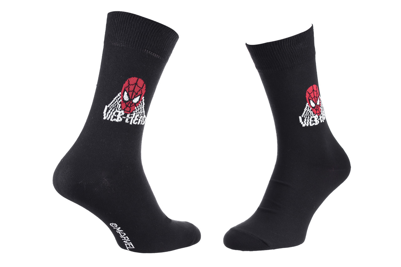 Шкарпетки SPIDER MAN WEB HEAD чорний Уні 39-42, арт.93152362-6