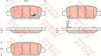 Колодка торм. диск. INFINITI FX, NISSAN X-TRAIL (T30) задн. , TRW (GDB3294)