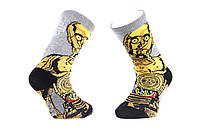 Шкарпетки STAR WARS C_3PO світло-сірий Діт 31-34, арт.83892148-4