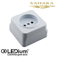 Розетка одномісна (кераміка) серія "SAHARA"