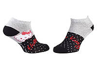Шкарпетки HELLO KITTY TETE HK + POIS сірий Жін 35 - 41, арт.13890712-7