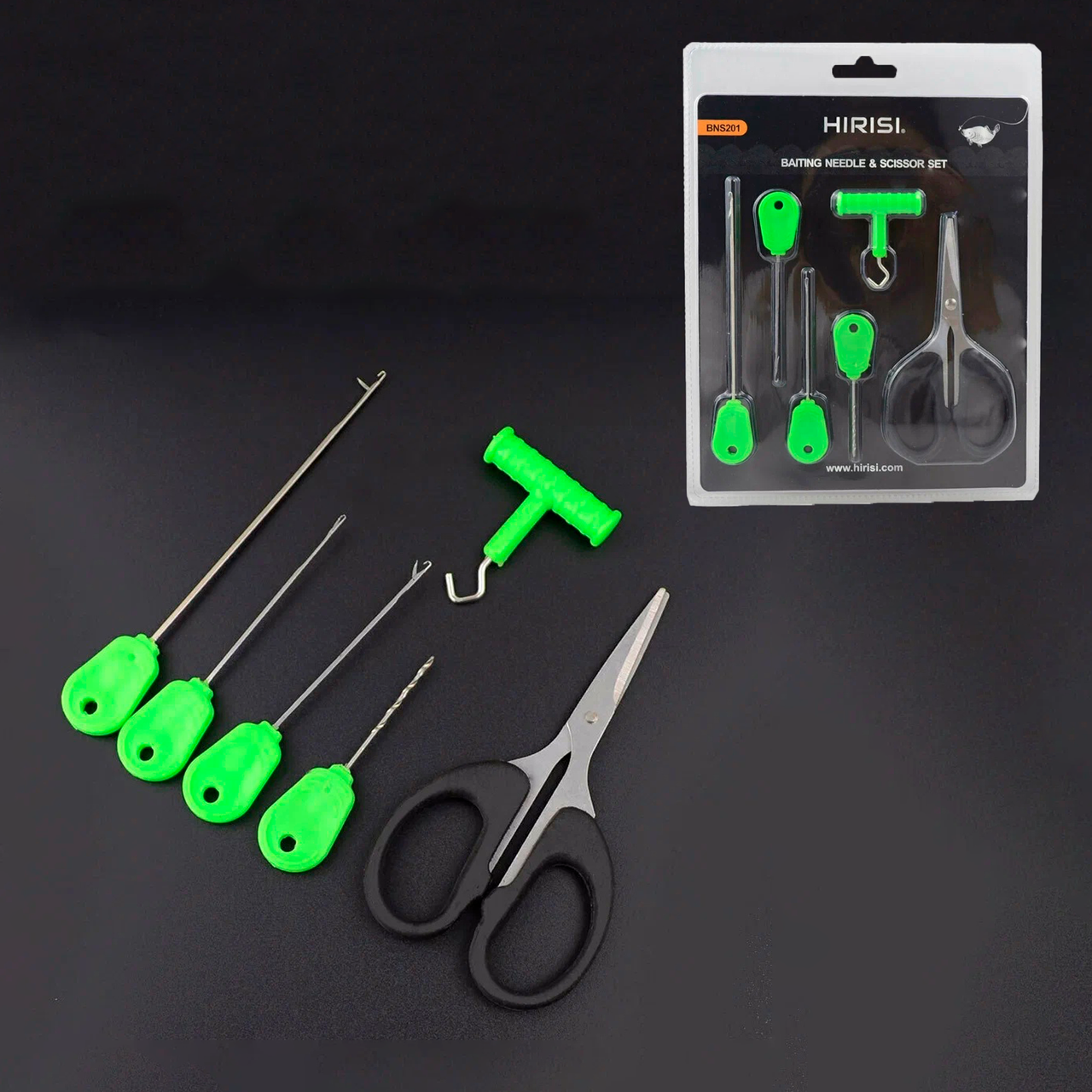 Набір монтажні голки Hirisi для коропового лову голка свердло 6 в 1