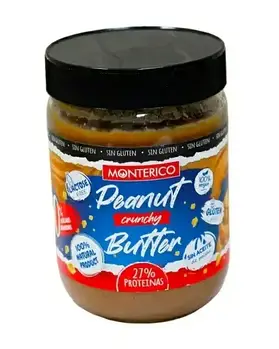 Арахісова паста Monterico "Peanut crunchy butter" 500 г. Іспанія