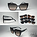 Сонцезахисні окуляри модель №21167  чорні, фото 4