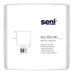 Гігієнічні пелюшки Seni Soft He, 60x60, 50 шт.