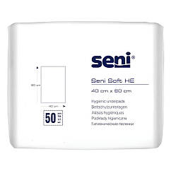 Гігієнічні пелюшки Seni Soft He, 40x60, 50 шт.