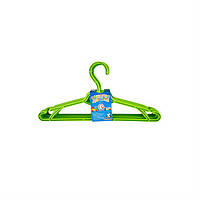 Вешалка для одежды детская 5 шт зеленый Алеана 121074