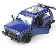 Игрушечная металлическая машинка, колекционная, Lada 4x4 Нива, размер 1/32