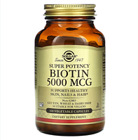 Биотин Solgar Biotin 5000 mcg - 100 капс