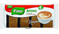 Губка для кухні Fino Аромат Капучино 4 шт