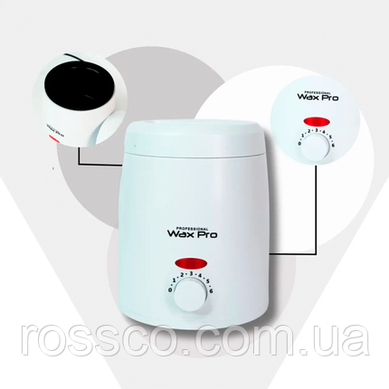 Воскоплав баночний міні Wax Pro, білий, фото 2