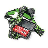 Налобний ліхтарик T106-T6+COB, фото 4