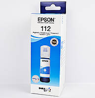 Оригинальные пигментные чернила Epson L6460 / L6550 / 112 Cyan Pigment,70 ml C13T06C24A