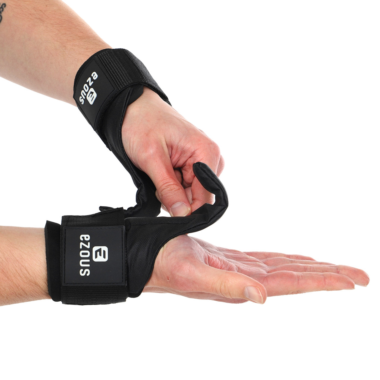 Гаки для підтягування та тяги на зап'ястя Ezous Lifting Hook B-14 2 шт. у комплекті Black, фото 1