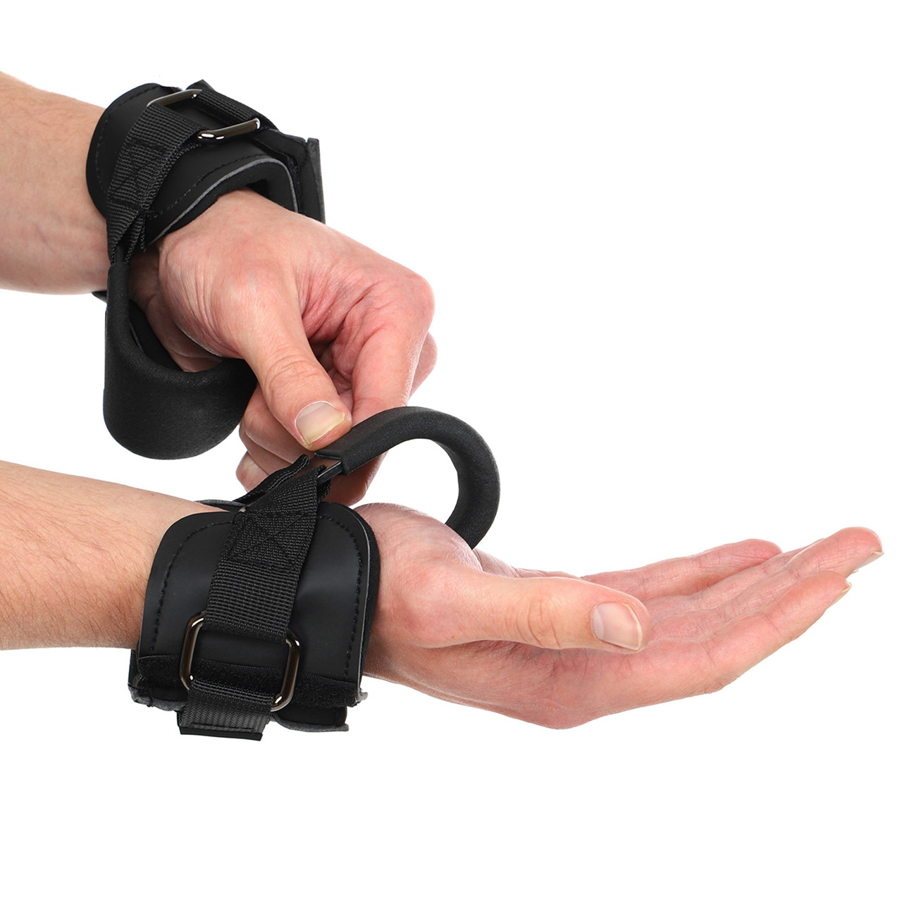 Гаки для підтягування та тяги на зап'ястя Ezous Mini Lifting Hook B-11 2 шт. у комплекті Black, фото 1