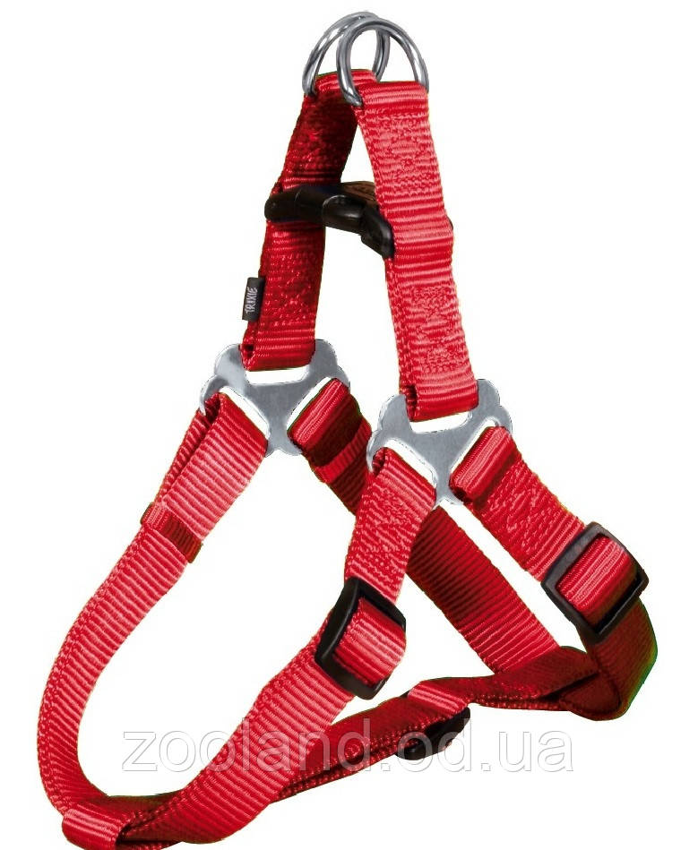 20473 Trixie Шлея-петля Premium One Touch Harness нейлон Червона, 80-100 см/25 мм