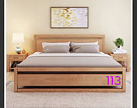 Двуспальная деревянная кровать "БЕНА"