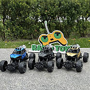 Джип на радіоуправлінні RIKI-RAMPAGE Золотий | Машинки на пульті управління | Монстр трак на радіокеруванні, фото 4