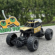 Джип на радіоуправлінні RIKI-RAMPAGE Золотий | Машинки на пульті управління | Монстр трак на радіокеруванні, фото 5