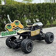 Джип на радіоуправлінні RIKI-RAMPAGE Золотий | Машинки на пульті управління | Монстр трак на радіокеруванні, фото 9