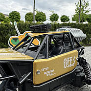 Джип на радіоуправлінні RIKI-RAMPAGE Золотий | Машинки на пульті управління | Монстр трак на радіокеруванні, фото 7