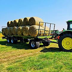 Причіп платформа для перевезення тюків  ПП-12/3