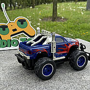 Монстр трак на радіоуправлінні EMBER Monster Truck Синій | Машина на пульті управління | Машинка на радіокеруванні, фото 4