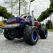 Монстр трак на радіоуправлінні EMBER Monster Truck Синій | Машина на пульті управління | Машинка на радіокеруванні, фото 6