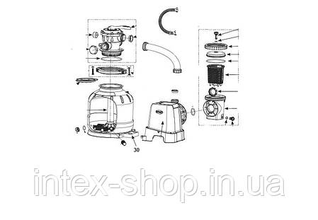 Основа бака Intex 12717 до пісочного фільтр-насоса 26648, фото 3