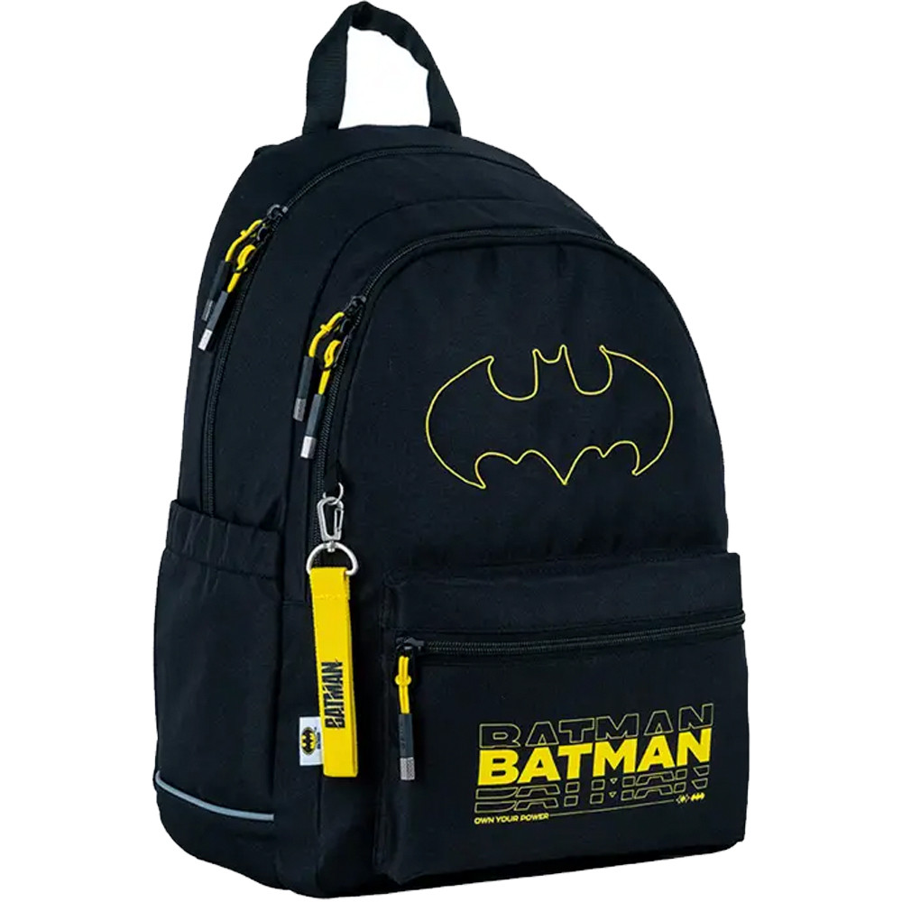 Рюкзак "Kite" Education teens Comics Batman 2від.,4карм.№DC24-2575M (LED)