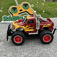 Монстр трак на радіоуправлінні EMBER Monster Truck Червоний | Машина на пульті управління | Машинка на радіокеруванні, фото 6
