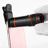 Знімний об'єктив телескоп 8х для камери мобільного телефону Mobile Phone Telescope лінза з прищіпкою, фото 3