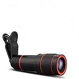 Знімний об'єктив телескоп 8х для камери мобільного телефону Mobile Phone Telescope лінза з прищіпкою, фото 7