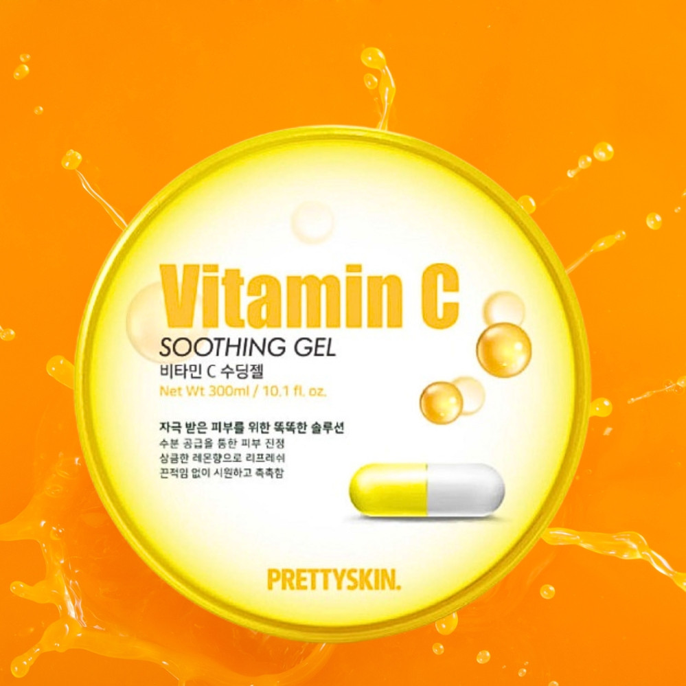 Універсальний гель Vitamin C Soothing Gel для обличчя та тіла з вітаміном С заспокійливий 300 мл