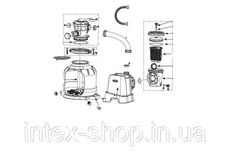 Основа бака Intex 12718 до пісочного фільтр-насоса 26652, фото 3