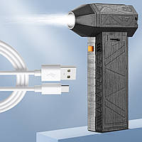 Аккумуляторный мини вентилятор от USB, 8000 мАч / Ручной реактивный вентилятор / Высокоскоростной вентилятор