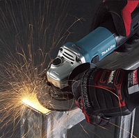 Машина углошлифовальная ручная Makita 9558 NH, Маленькая мощная сетевая болгарка макита 125мм (УШМ) для дома