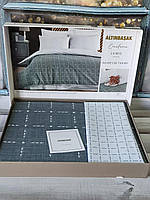 Комплект постельного белья из хлопка Altinbasak Creaforse полуторный размер Levis Marble