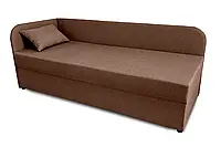 Диван-кровать одноместный Альфа (стандарт) коричневый