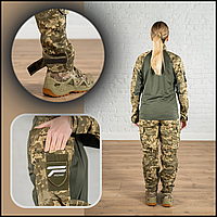 Штурмовая форма рубашка убакс штаны, осенний комплект пиксель тактические рубашки и брюки