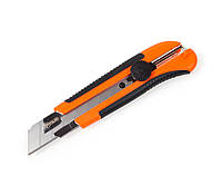 Нож строительный Polax c выдвижным лезвием усиленный 25 мм (23-009) NL, код: 2452031