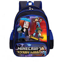 Рюкзак школьный для мальчика в 1 2 класс Minecraft