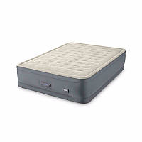 Матрац надувне двоспальне ліжко Intex, 152х203х46см, Матрац для сну з електронасосом для відпочинку