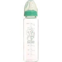 Бутылочка для кормления Baby Team стеклянная 0+ 250 мл 1211_зайчик b