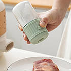 Баночка для спецій з дозатором 0,5 г, 170мл, Зелена / Сільничка / Баночка для солі / Банка для спецій, фото 2