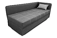 Диван-кровать одноместный Бета (стандарт) серый